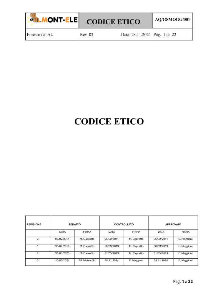 Codice Etico