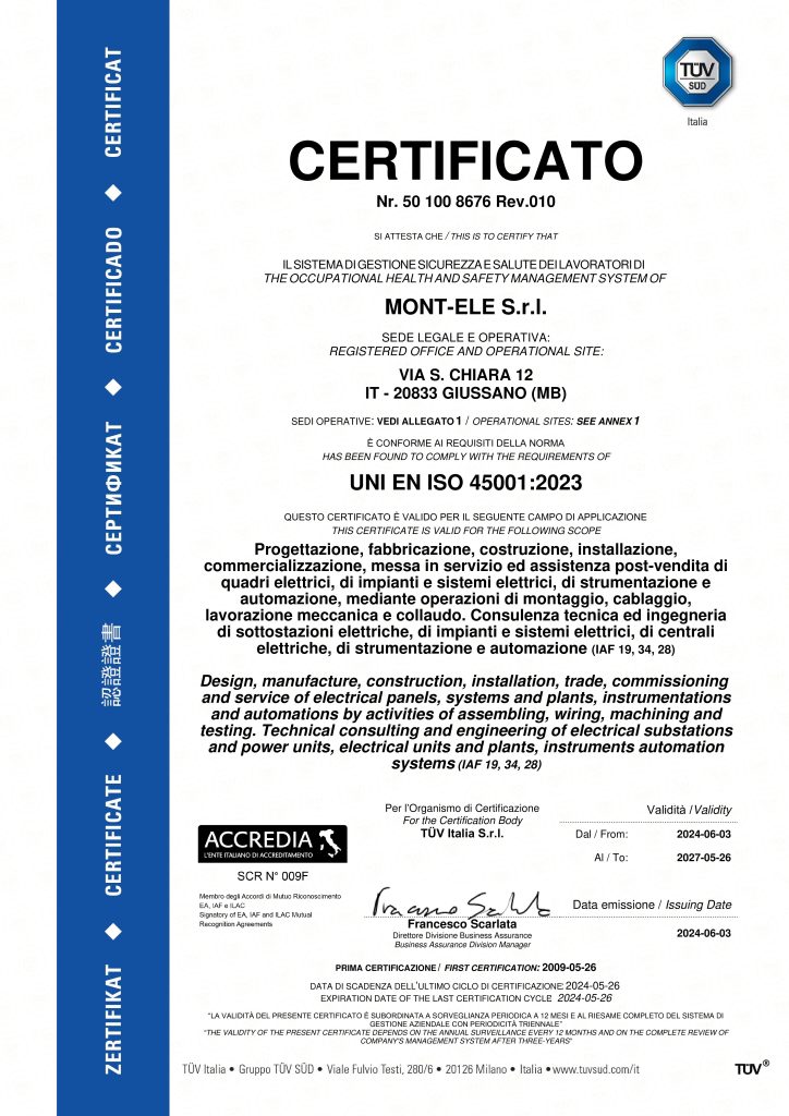UNI EN ISO 45001:2023