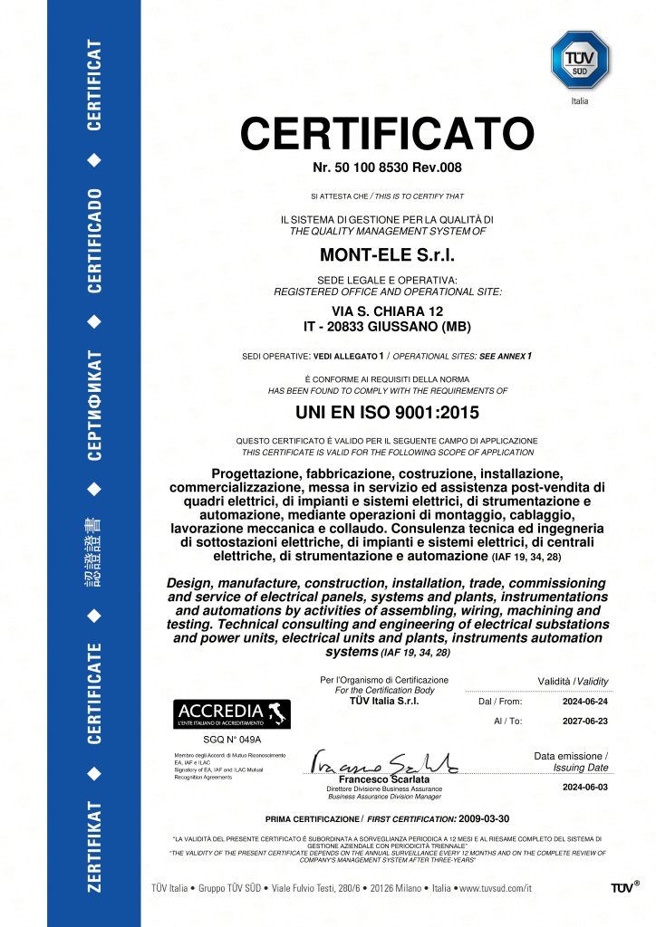 UNI EN ISO 9001:2015